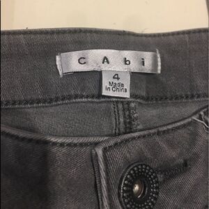 Cabi size 4 gray skinny jeans